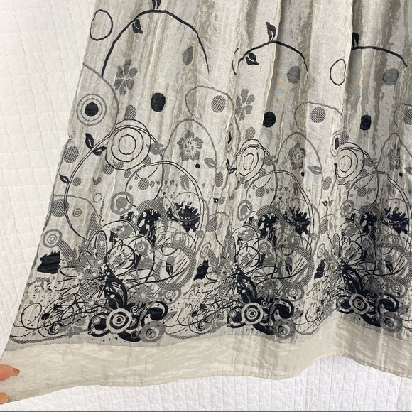 LAPIS ANTHROPOLOGIE Boho Convertible Skirt / Bandeau Dress Smocked OS beach - Picture 9 of 11